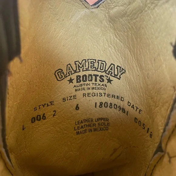 SMU Mustangs Gameday Cowboy Boots - Picture 7 of 8